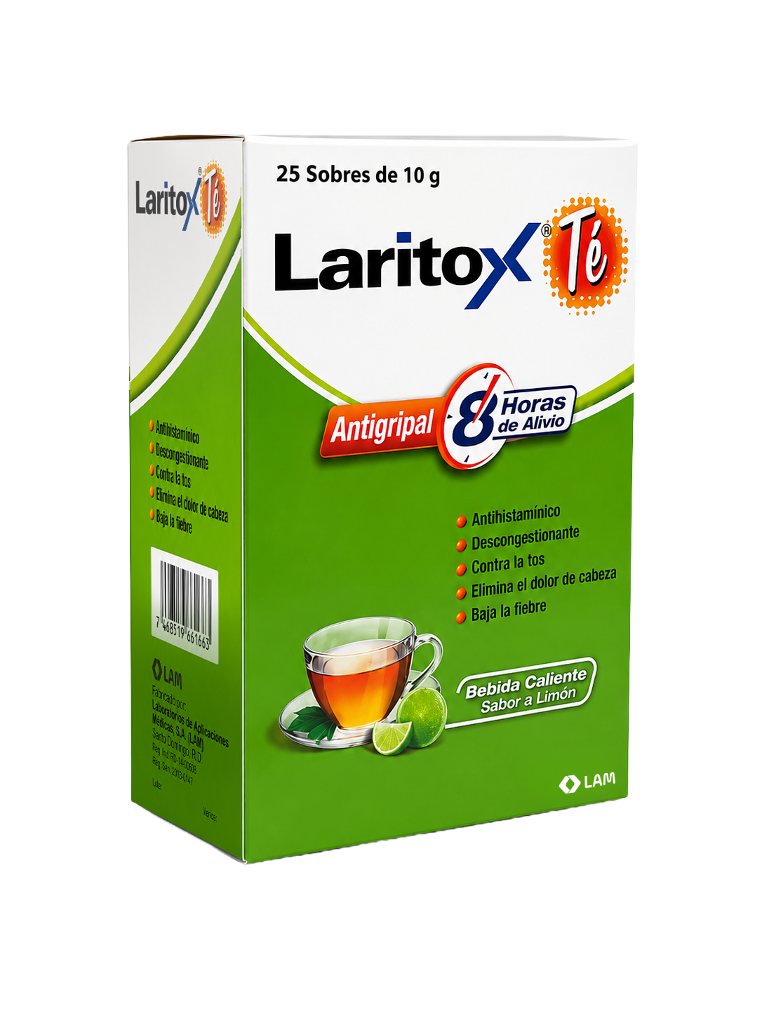 Laritox Té Limón antigripal